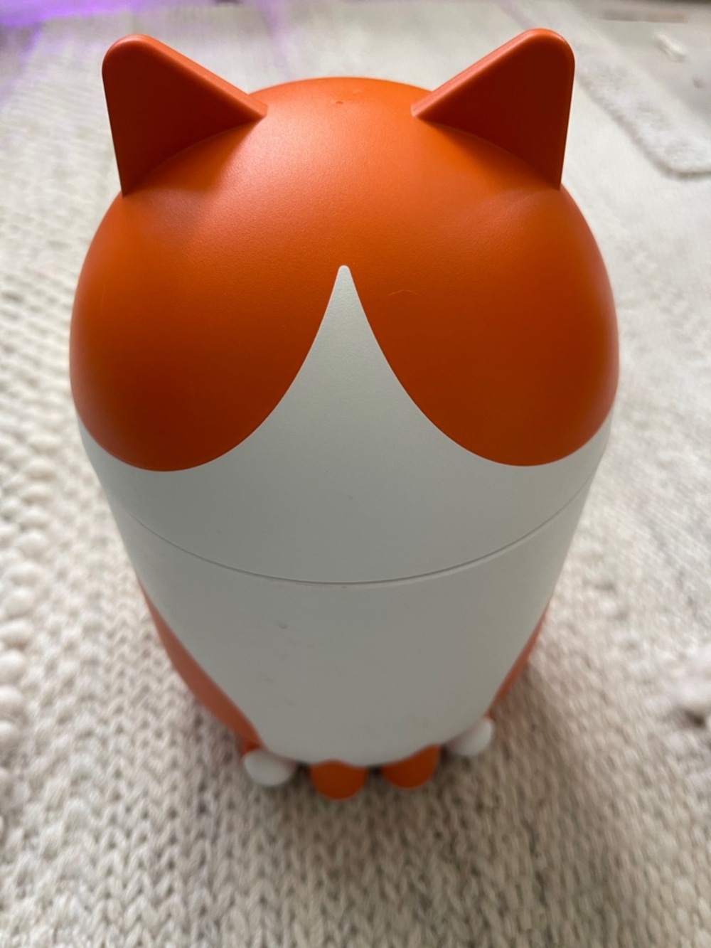 Ikea Orange/White Cat Container - Picture 8 of 10